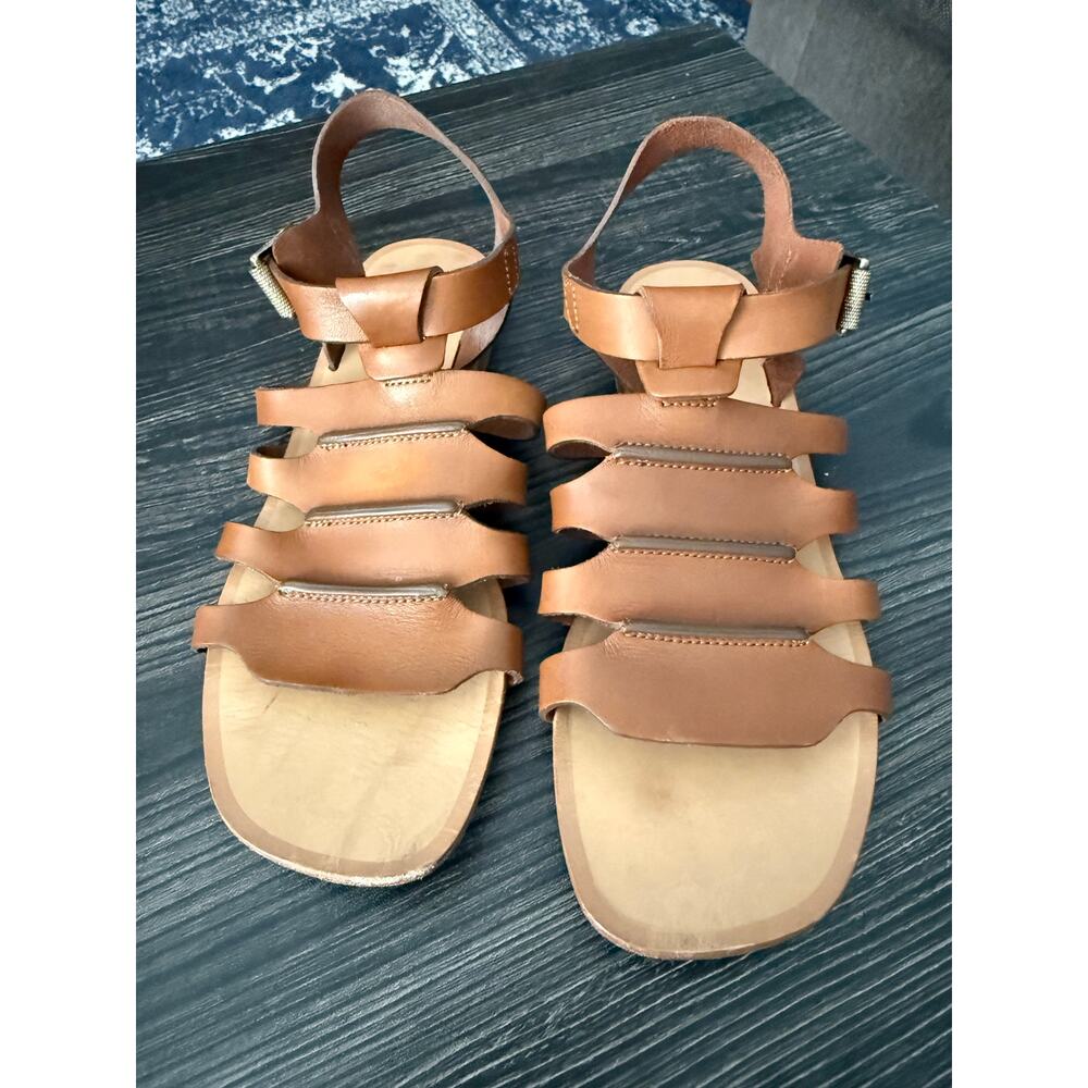 Rag & Bone Karli Tan Gladiator Leather Sandals Sz. 37
